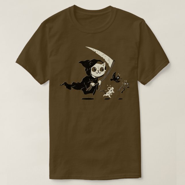 Camiseta Gatinho de Morte de Gato (Frente do Design)
