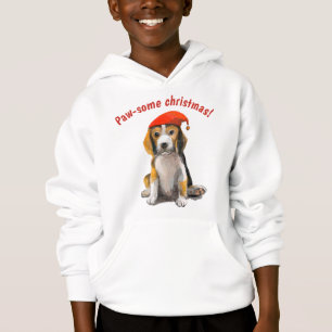 Camiseta Gatinho de Natal bonito, Gatinho-de-Camisa Hoodie