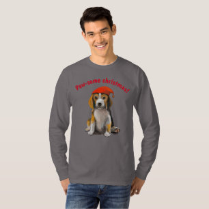 Camiseta Gatinho de Natal bonito, Gatinho-de-Camisa Hoodie