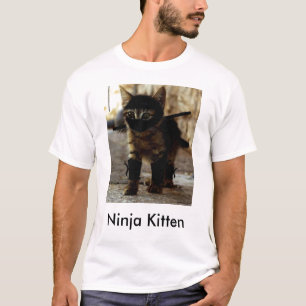 Camiseta Gatinho de Ninja