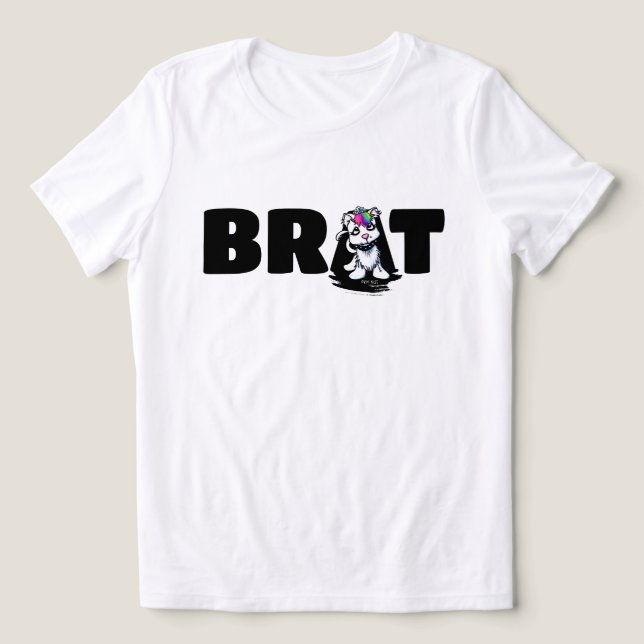 Camiseta Gatinho de Orgulho BRAT (Design frontal)