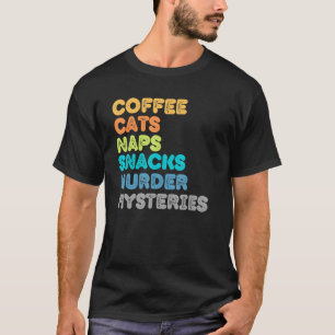 Camiseta Gatinho Divertido Mãe Pai Café Café Cachorro Nap A