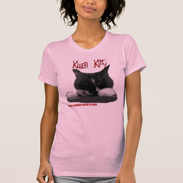 Camiseta Gatinho do assassino (Frente)