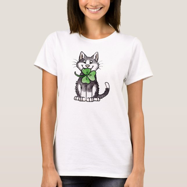 Camiseta Gatinho do trevo (Frente)