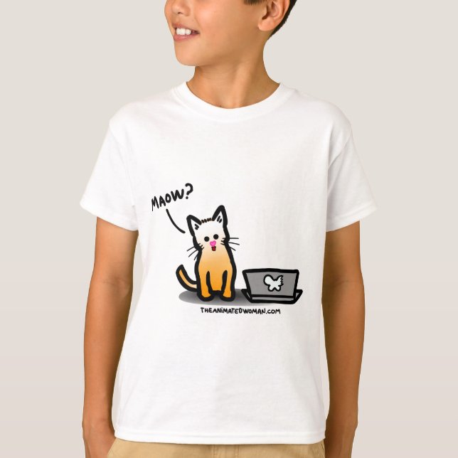 Camiseta Gatinho do TROLL (Frente)