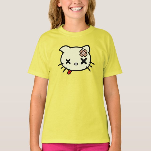 Camiseta Gatinho doente (Frente)