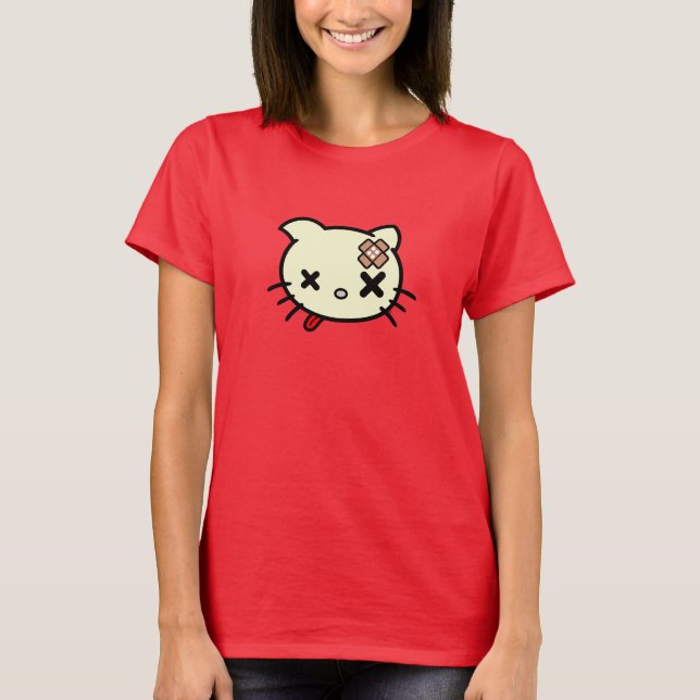 Camiseta Gatinho doente (Frente)