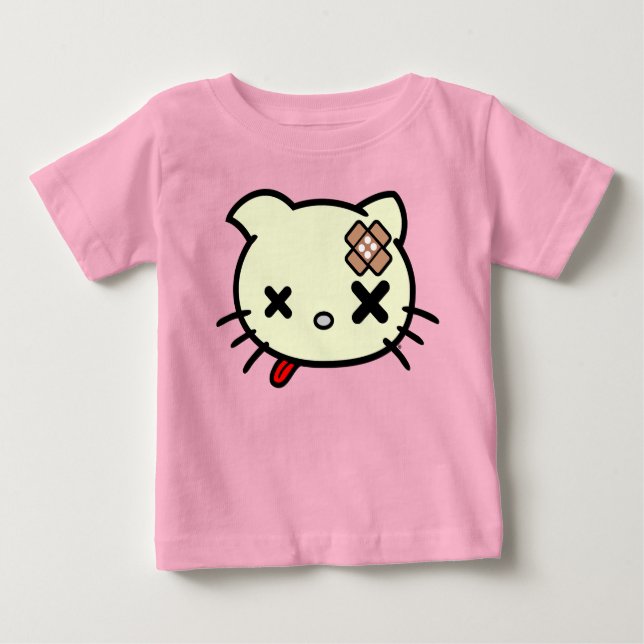 Camiseta Gatinho doente (Frente)