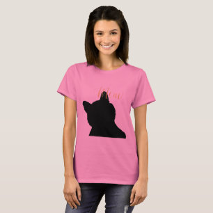 Camiseta Gatinho Dourado