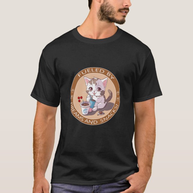 Camiseta gatinho engraçado (Frente)