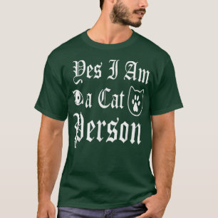 Camiseta Gatinho Engraçado Gatinho Diz Sim Sou Um Gato Pers