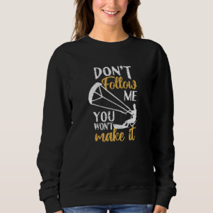 Camiseta Gatinho Engraçado Kiteboard Não me siga Você ganho