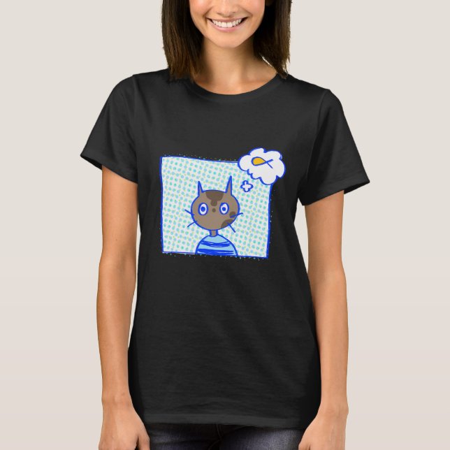 Camiseta Gatinho Faminto (Frente)