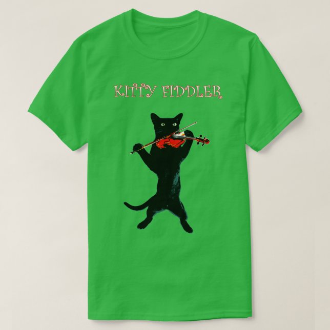 Camiseta Gatinho Fiddler (Frente do Design)