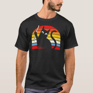 Camiseta Gatinho Flute Player Cat Flutist Musico Flutista I