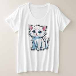 Camiseta gatinho fofo