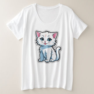 Camiseta gatinho fofo
