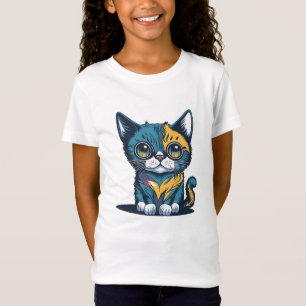 Camiseta gatinho fofo