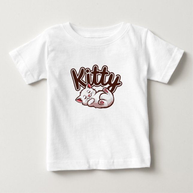 Camiseta Gatinho fofo (Frente)