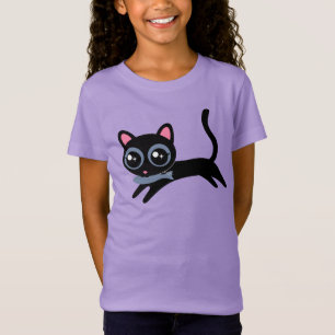 Camiseta Gatinho Fofo com Peixe