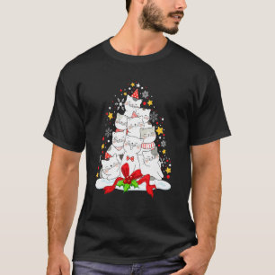 Camiseta Gatinho Fofo do Catmas Pijama Feio de Natal Gato