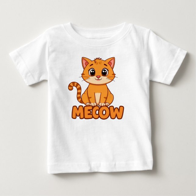 Camiseta Gatinho fofo engraçado (Frente)