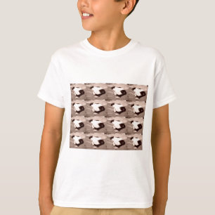 Camiseta Gatinho/Fotografia Preta e Branca