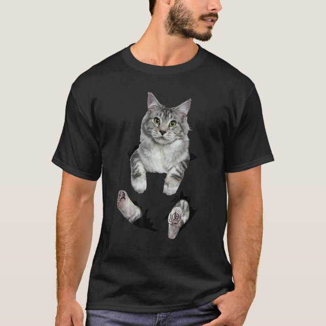 Camiseta Gatinho Gato Branco Ca Bonito (Frente)