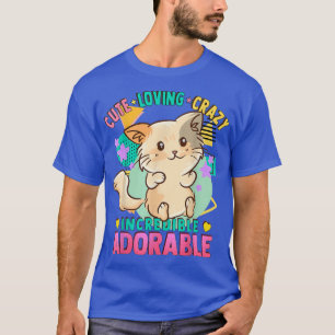 Camiseta Gatinho Gato de Anime Cute Kawaii Adorab Louco