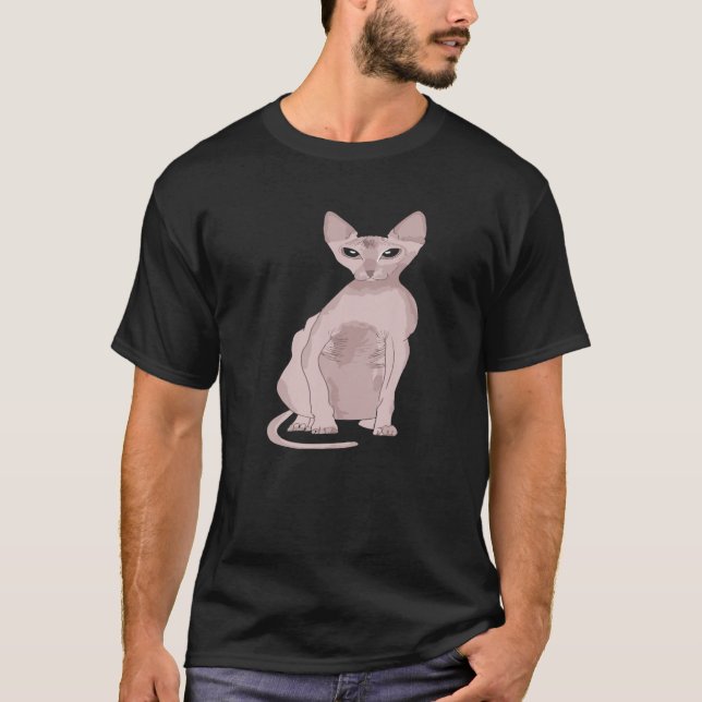 Camiseta Gatinho Gato Esfinge Gato Gato Gatinho Gatinho Gat (Frente)