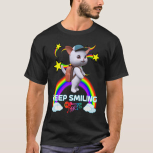 Camiseta Gatinho Gato Gato Gato Gato Gato Gelado Boné de be
