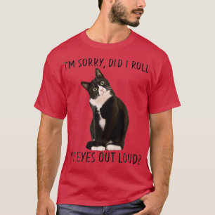 Camiseta Gatinho Gato Preto Desculpe-me...
