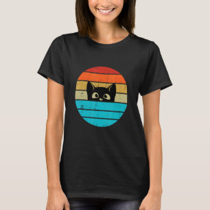 Camiseta Gatinho-Gato Preto-Tinto-Cachorro-Vintage