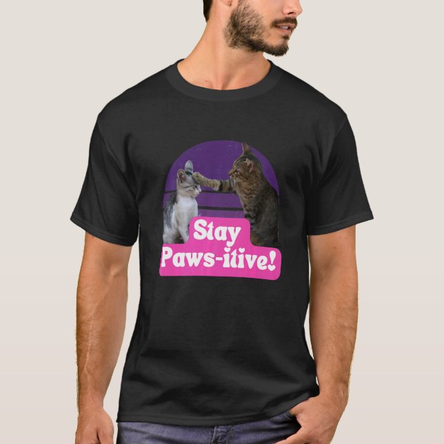 Camiseta Gatinho Hilariante de Cat Meme Feline (Frente)