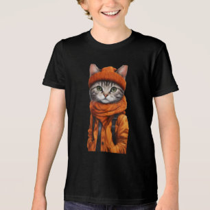 Camiseta Gatinho Jazzy - outubro Vibes