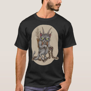 Camiseta Gatinho Krampus (com correntes)