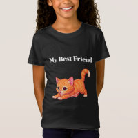 Gatinho Laranja Divertido Desenho Animado