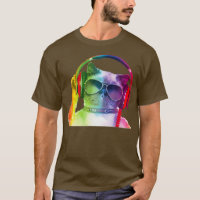 Gatinho legal DJ Music Eletro Party Graphical Men