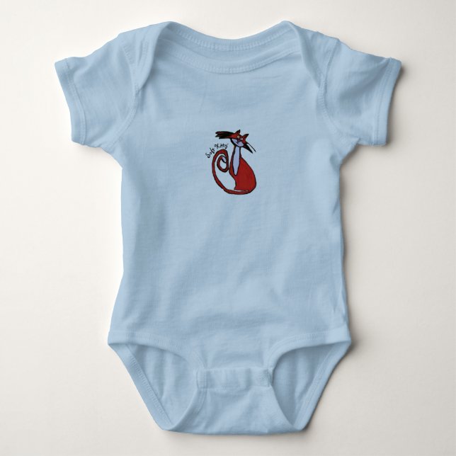 Camiseta Gatinho macio - Bodysuit (Frente)