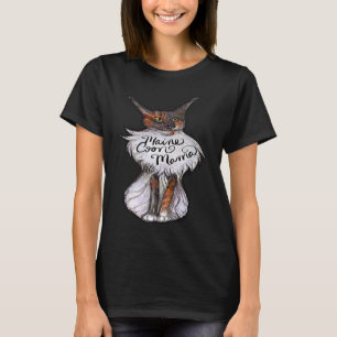 Camiseta Gatinho maine coon calico diluído  1