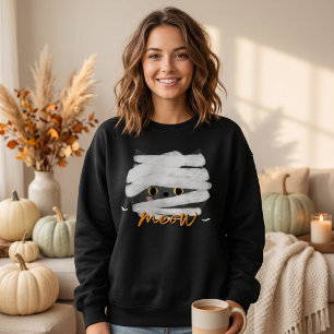Camiseta Gatinho Mamãe Gato Miau Halloween