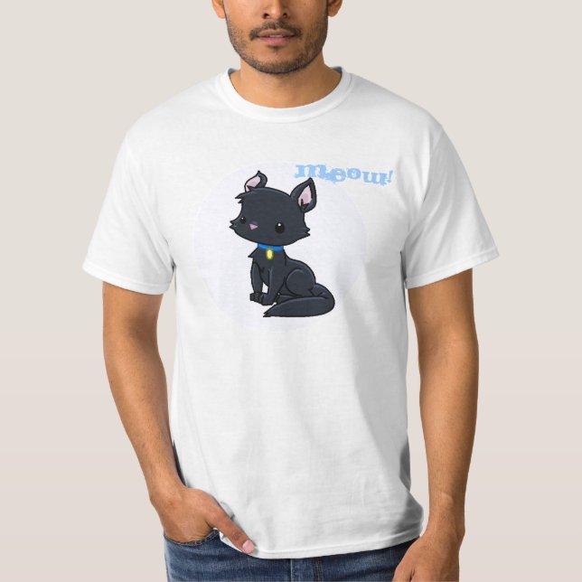 Camiseta Gatinho: Meow! (Frente)
