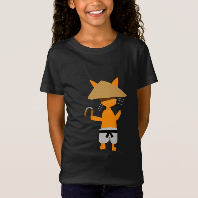 Camiseta Gatinho Ninja (Frente)