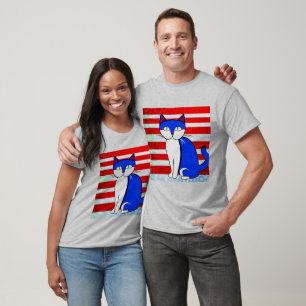 Camiseta Gatinho Patriótico