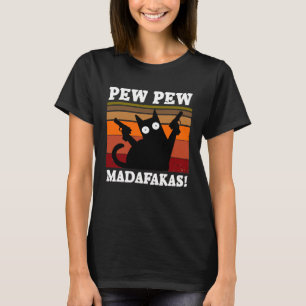 Camiseta Gatinho Pew Pew Madafakers