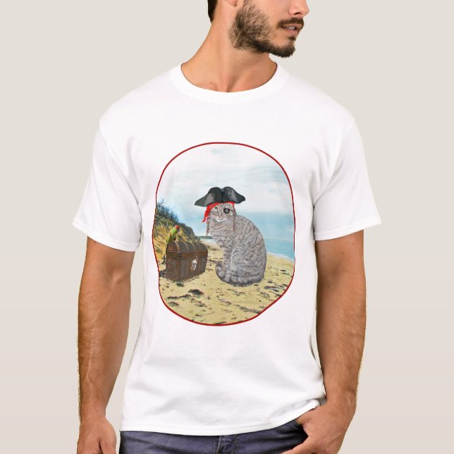 Camiseta Gatinho Pirata (Frente)