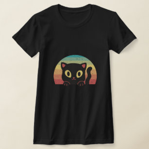 Camiseta Gatinho preto