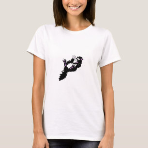 Camiseta Gatinho preto e branco louco do smoking