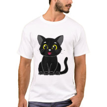 Gatinho Preto Feliz