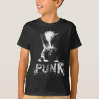 Gatinho Punk Gato Com Design Gótico Nge Mohawk